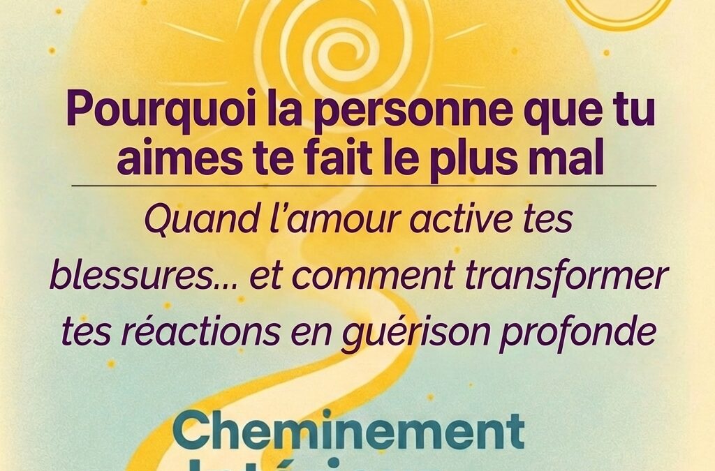 Pourquoi la personne que tu aimes te fait le plus mal Podcast #13 Cheminement intérieur :